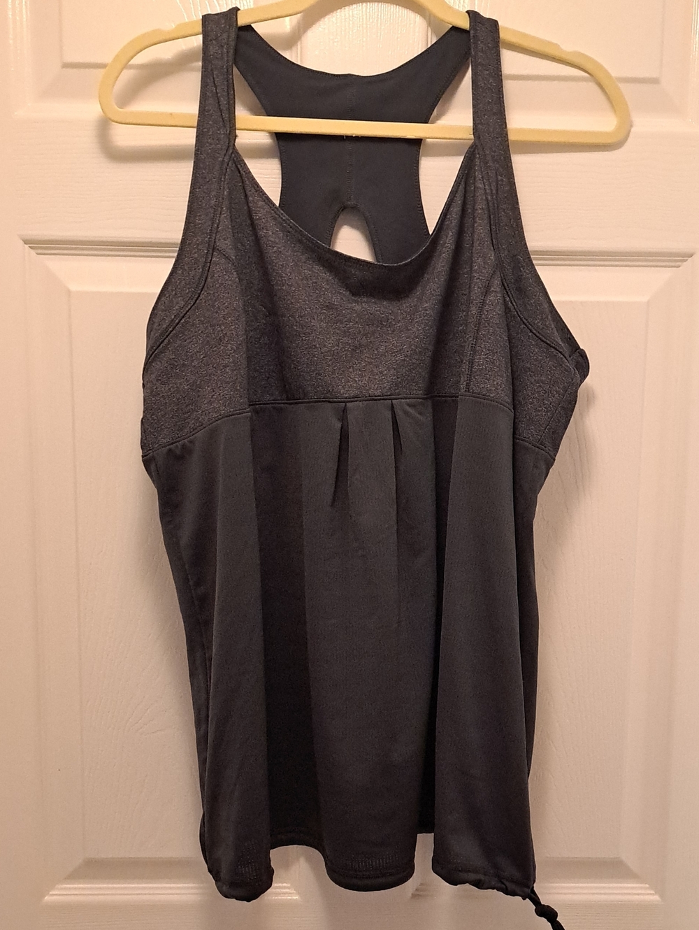 Old Navy Women's Dark Gray Racerback Tank Top